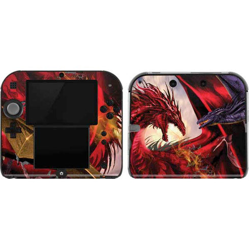 Dragon Battle by Ruth Thompson Nintendo Skins